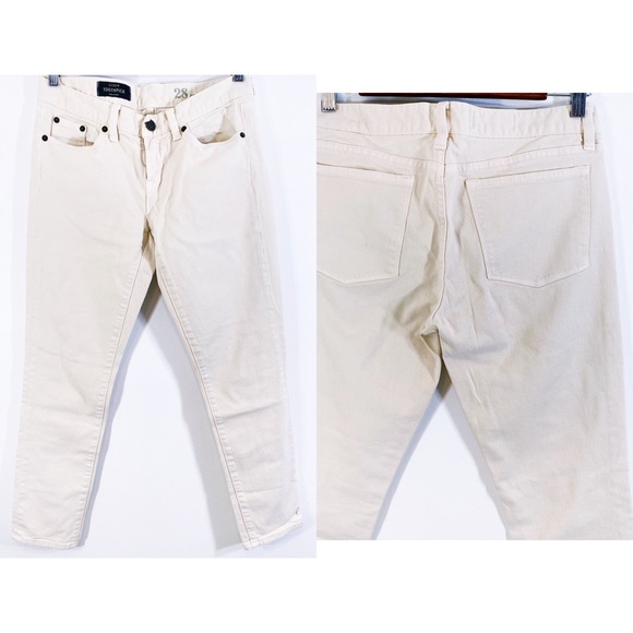 J Crew toothpick ankle jeans in ecru - Picture 2 of 8